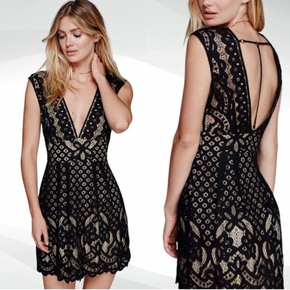 Free People Dresses & Skirts - Free People | Million Lovers Lace Dress in Black